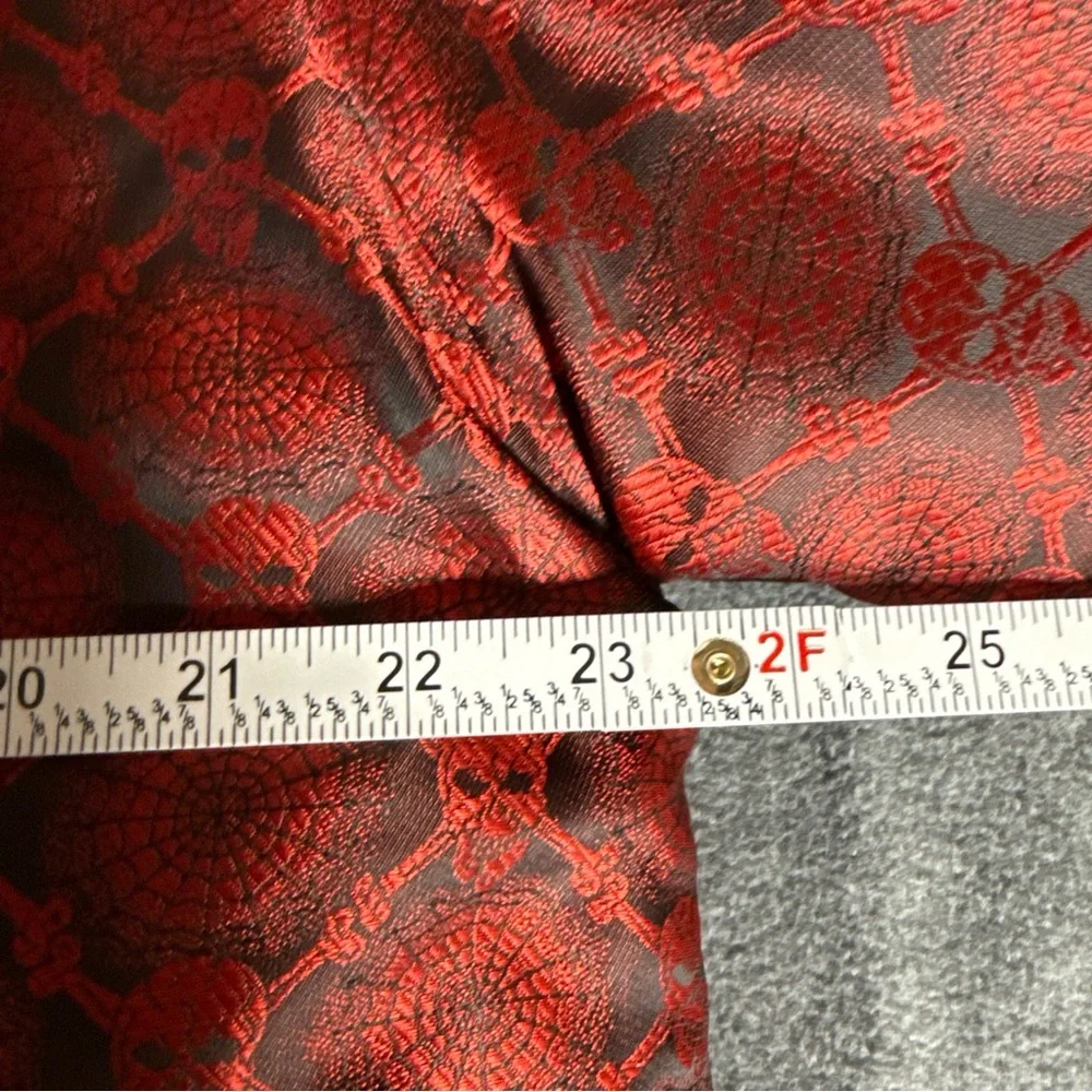 Vtg  Dragonfly Clothing Women’s M Skull Spider Pimp Jacket Fur Satin Gothic - Picture 13 of 13